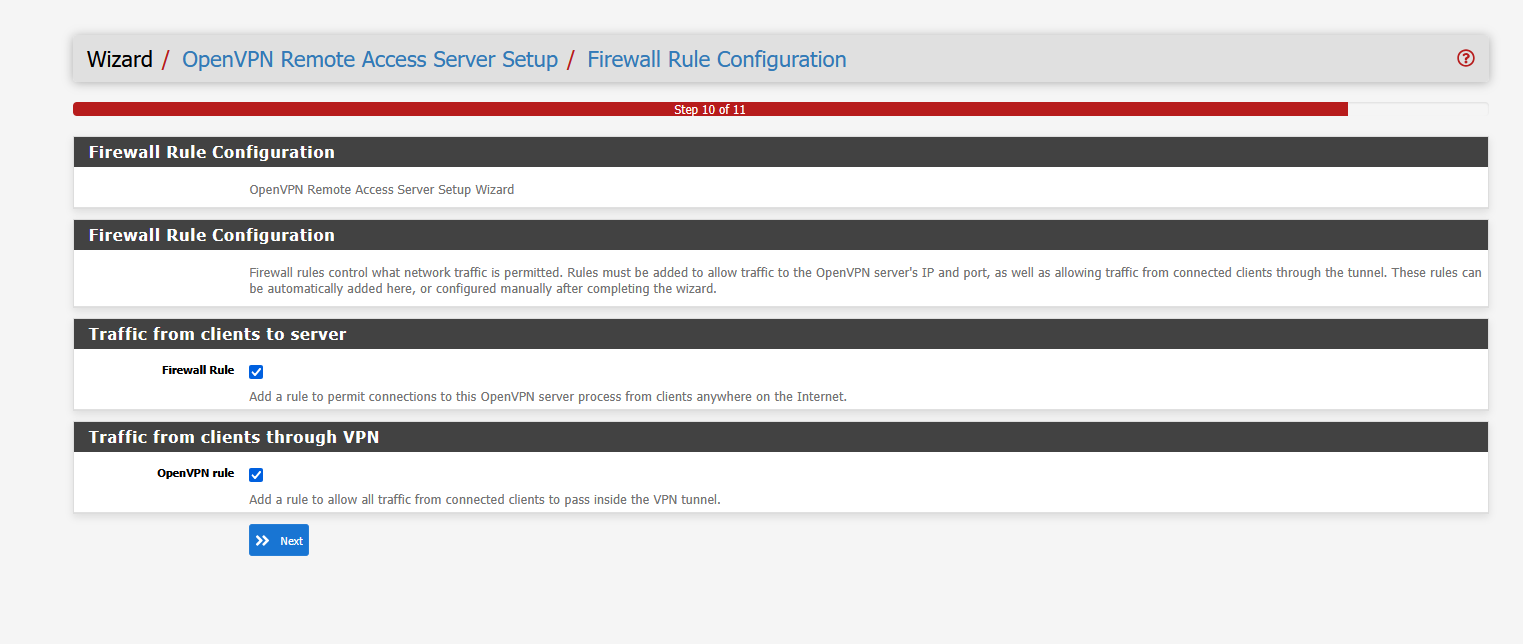 Firewall rule configuration