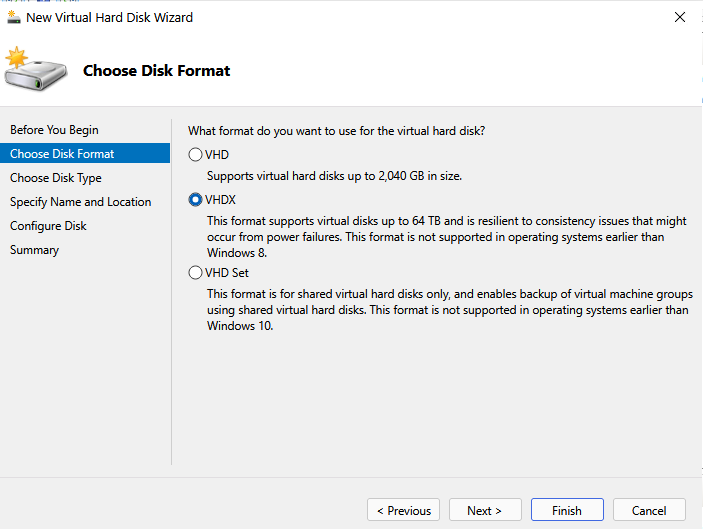 Step 3 - Disk Format